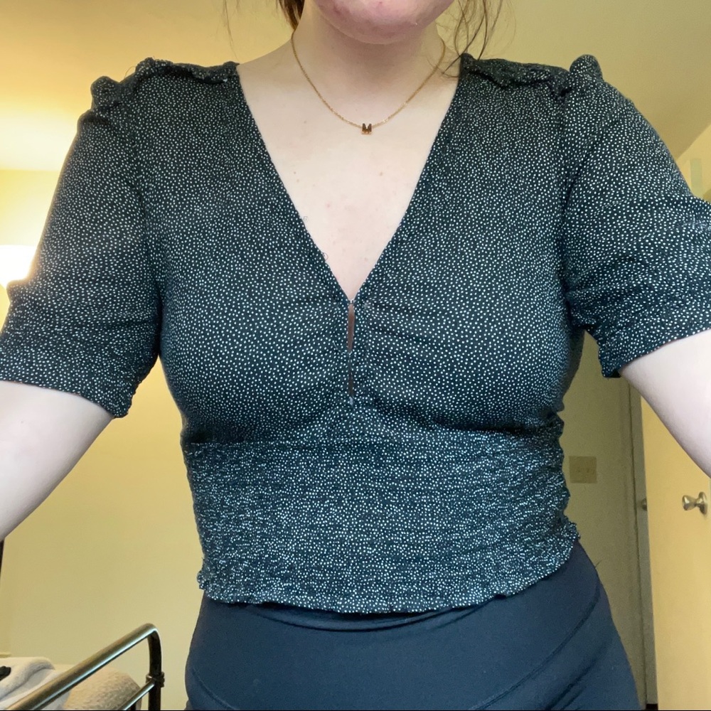 Abercrombie Polka Dot Top
